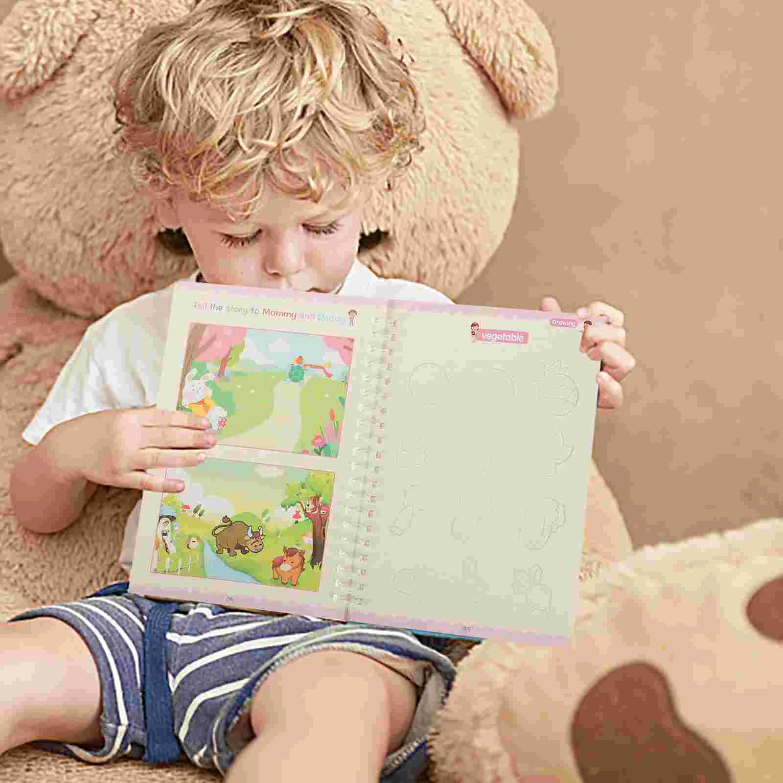 4 Livros De Práticas De Escrita De Livros Para Crianças Groove Cadernos Letra Escrita Cadernos