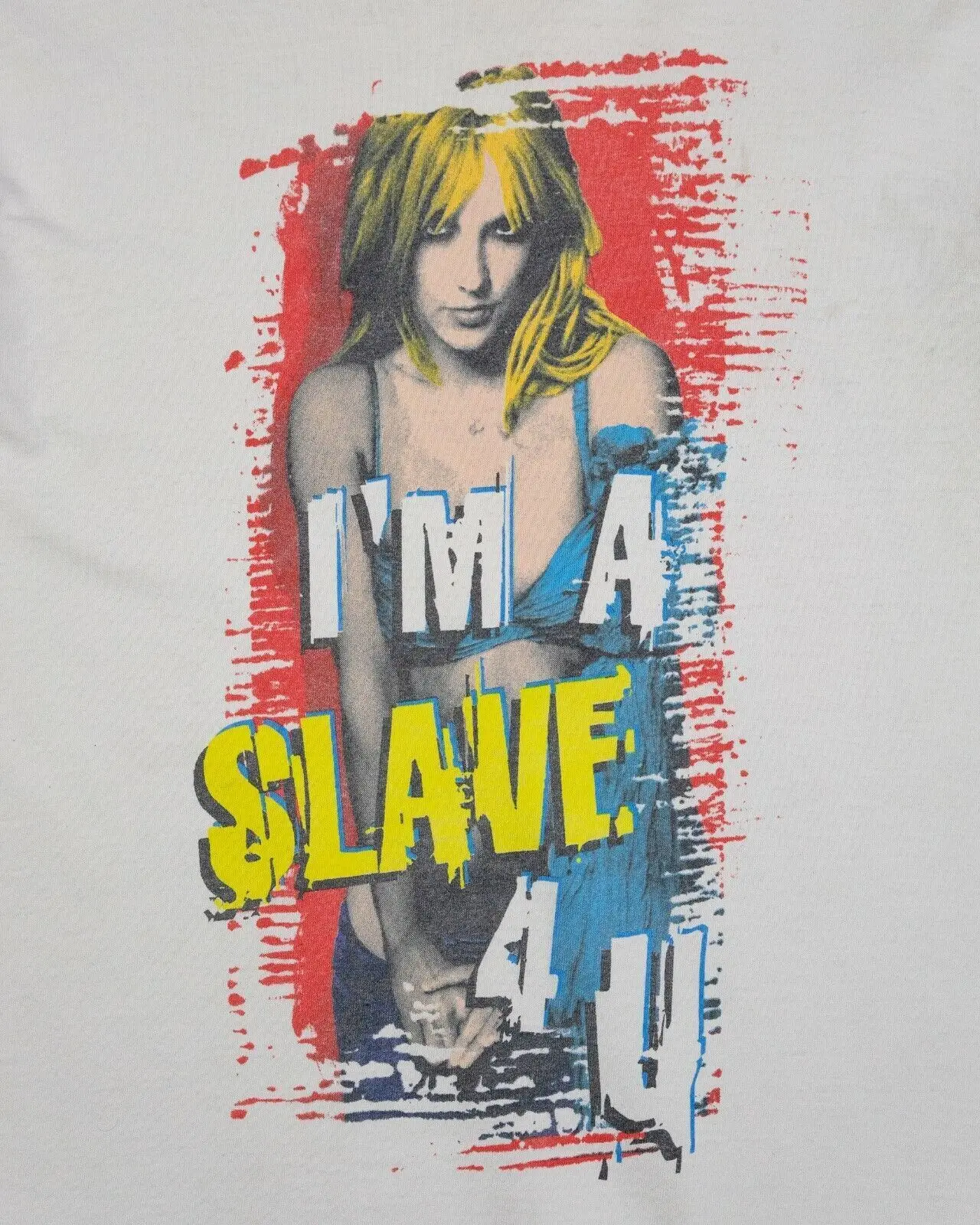 Britney Spears Tour Camisa Im a Slave 4 U Manga Curta Branco Unisex S-5XL VE167 mangas compridas