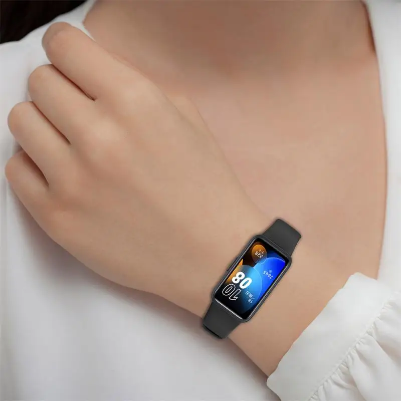 Correia de relógio Pulseira de Silicone Pulseira para Band8 Substituição Smartwatch Pulseira de Dispositivos Portáteis Inteligentes Acessórios