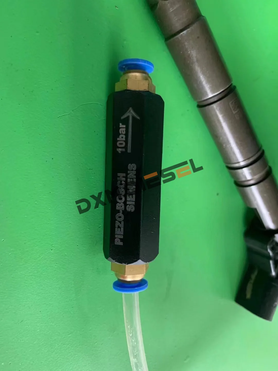 DXM 10bars de Pressão Piezo Teste do Injector de Retorno de Óleo da Válvula de Verificação do Booster de Válvulas com Tubo de ligação Rápida Articulações Common Rail de Teste