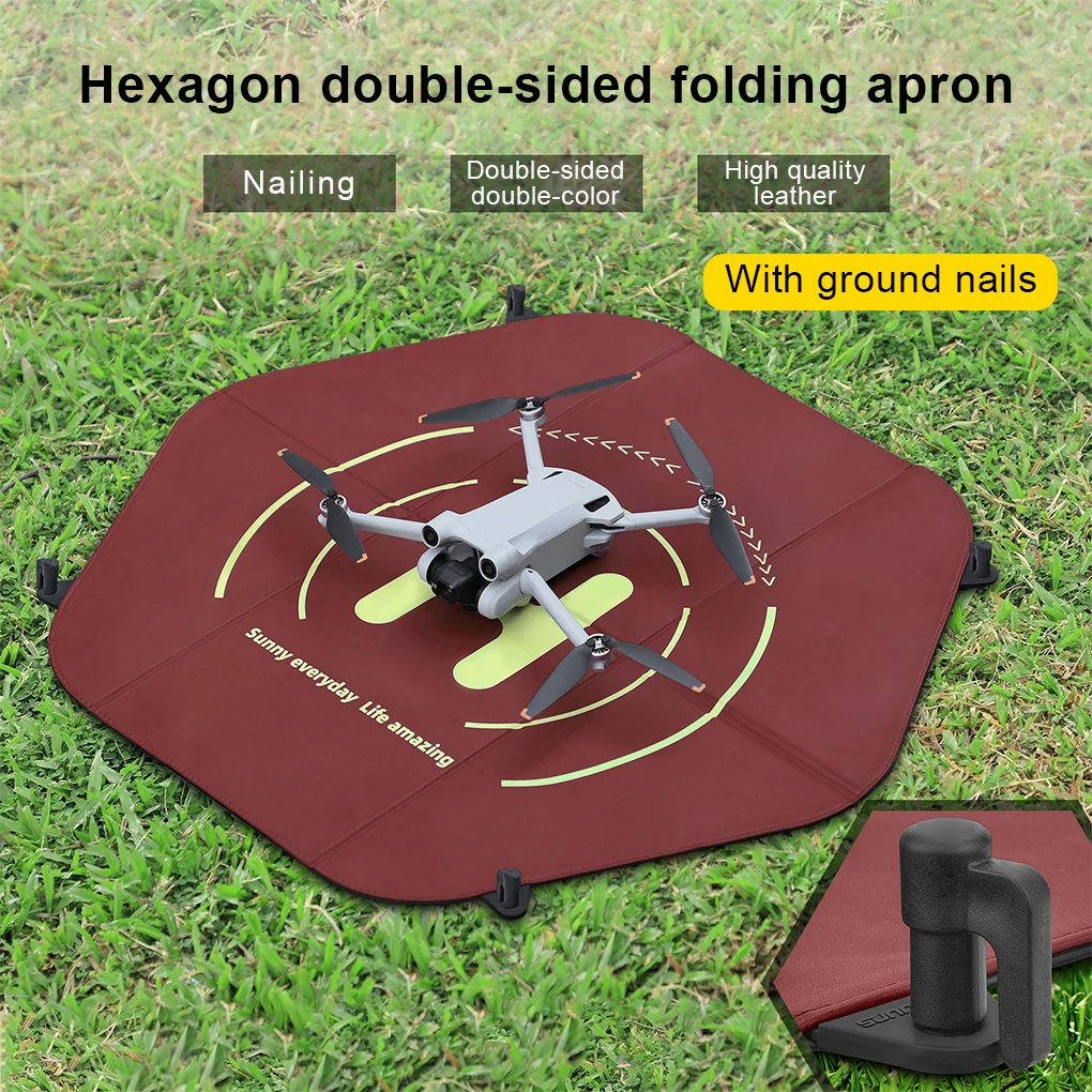 Drones Ampla Aplicação Almofada De Aterragem Impermeável Wearable Fast-Fold Avental De Estacionamento Conveniente Tapetes De Acessórios Ao Ar Livre