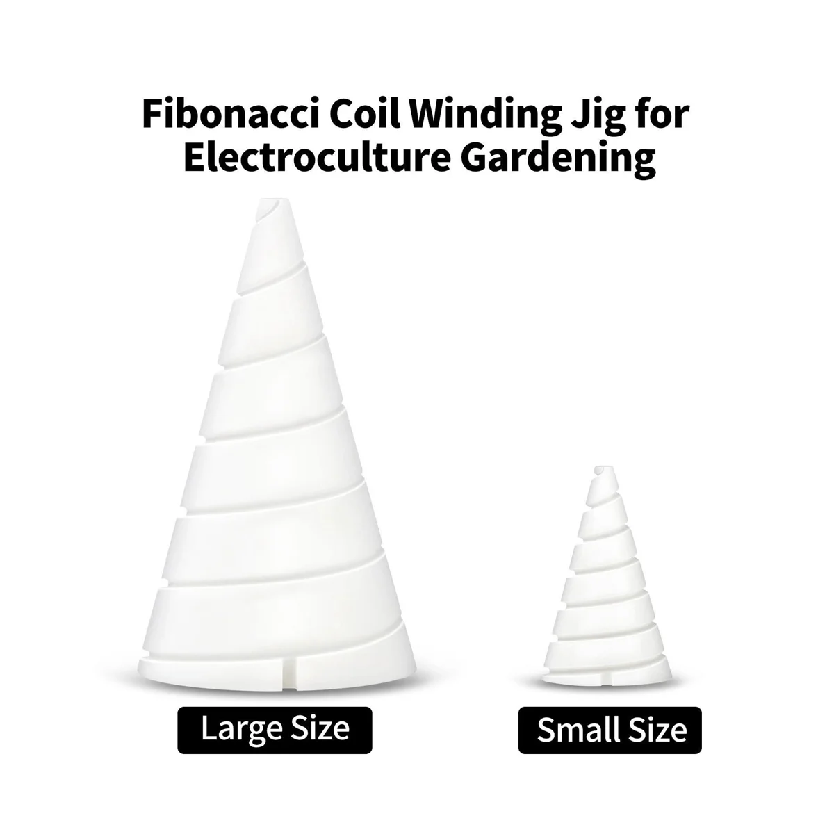 Fibonacci Enrolamento de bobinas Gabarito para Electroculture Jardinagem, Electro Cultura de Cobre de Jardinagem Antena Ferramenta
