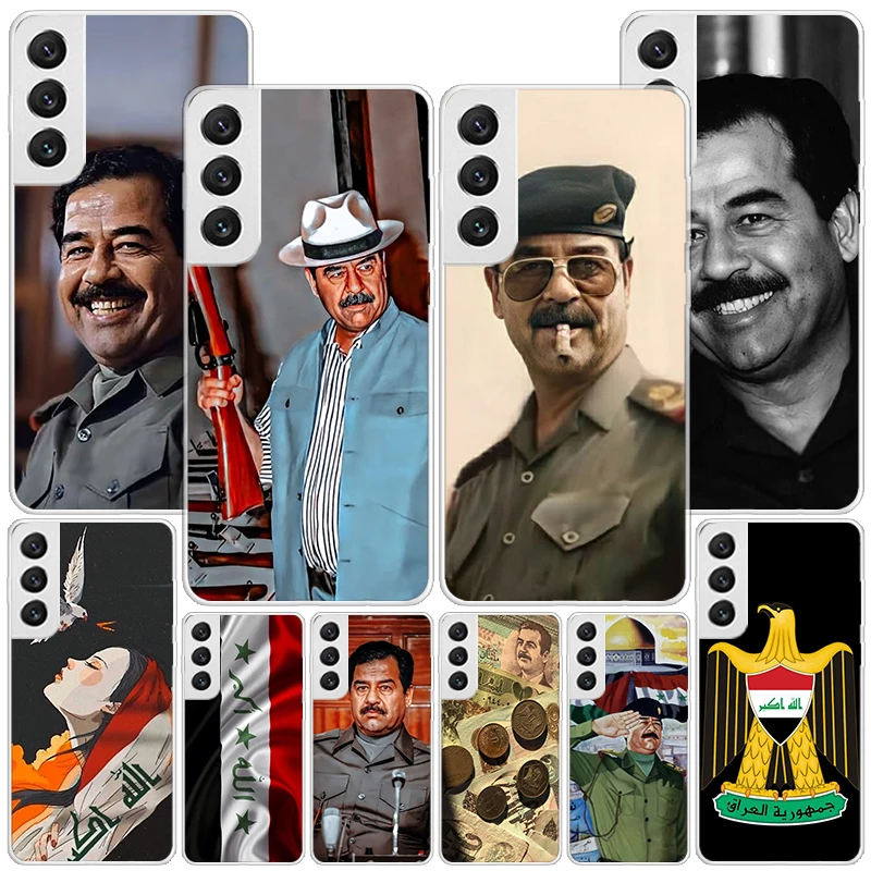 Ise Moda de Saddam Hussein no Iraque árabe Caso de Telefone Para Samsung Galaxy S23 S21 S22 Ultra S10 Plus S20 FE S10E S9 S8 + S7 Borda Sof