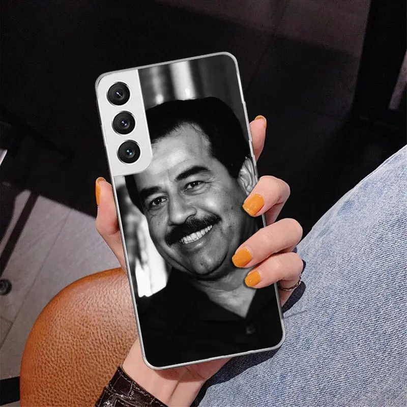 Ise Moda de Saddam Hussein no Iraque árabe Caso de Telefone Para Samsung Galaxy S23 S21 S22 Ultra S10 Plus S20 FE S10E S9 S8 + S7 Borda Sof