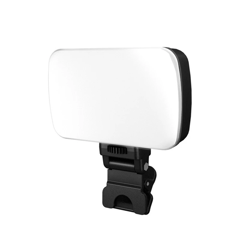 Mini Celular Preenchimento do DIODO emissor de Luz ao Vivo Selfie Luz 2700K-6500K Vídeo Conferência Luz de Preenchimento