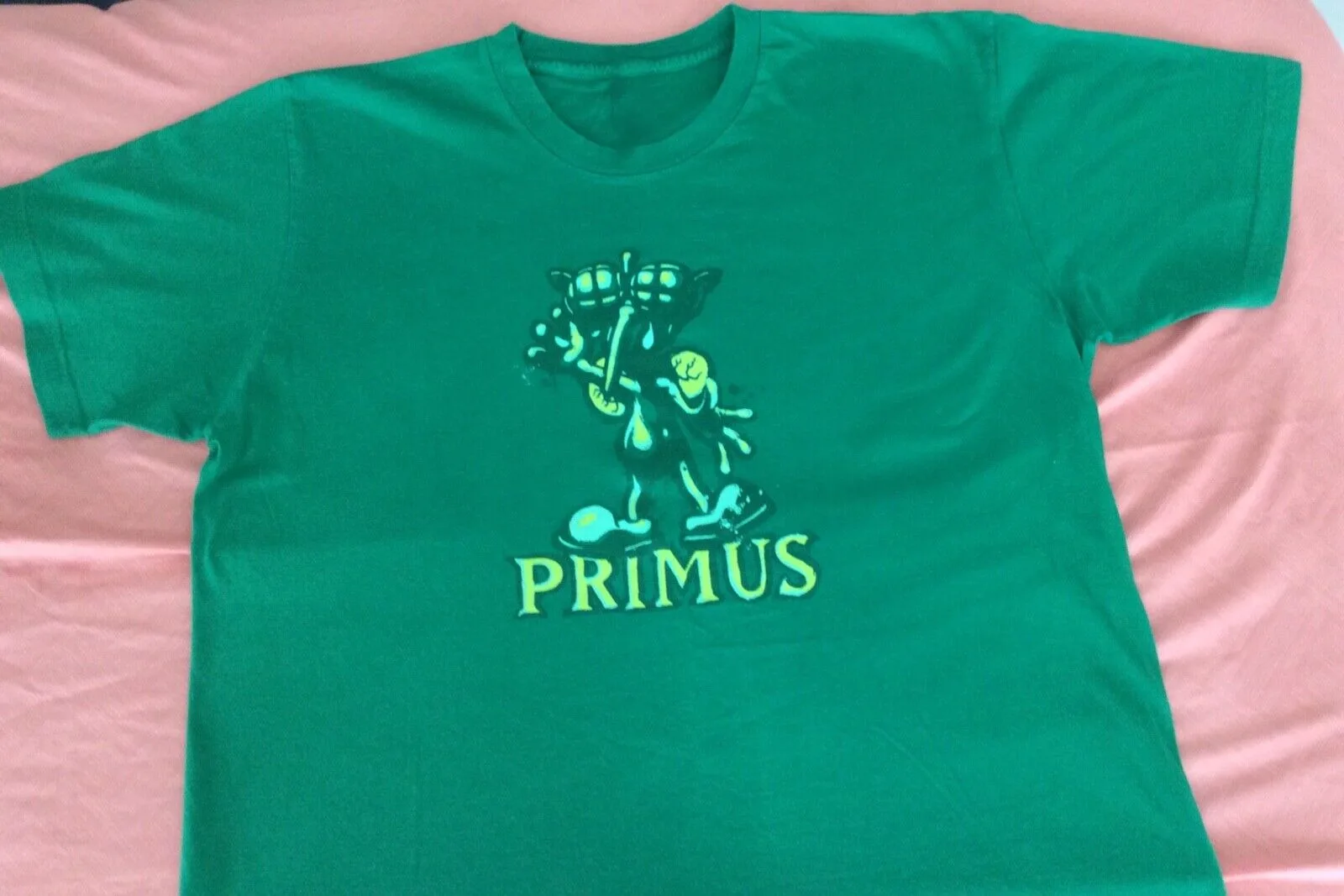 Primus T-Shirt de Manga Curta Tufo de Algodão Verde Unisex Tamanho S para 5XL MD920